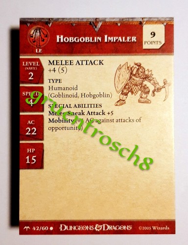 Hobgoblin impaler 42 c - impaler, ►42